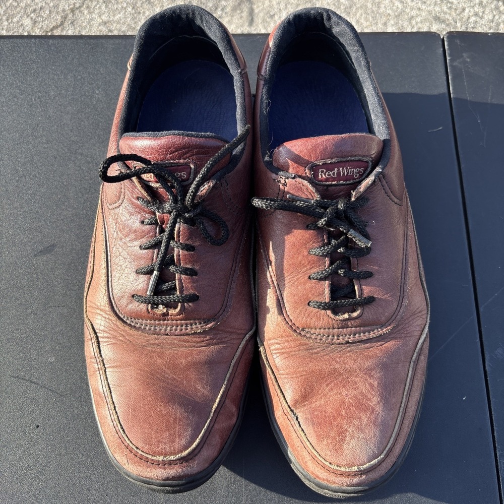 Red Wings Red Leather Oxford  US Size 11.5